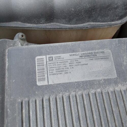 2012 CHEVROLET SILVERADO_2500_PICKUP ENGINE ASSEMBLY – 1003354726