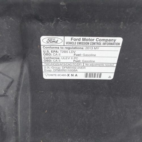 2013 FORD FOCUS ENGINE ASSEMBLY – 1003359941