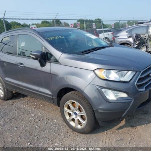 2019 FORD ECOSPORT BUMPER ASSEMBLY FRONT – 10768769