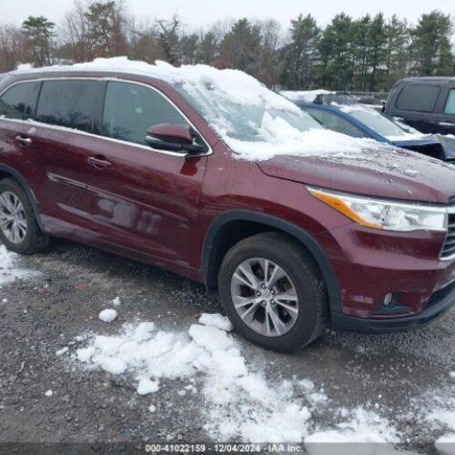 2014 TOYOTA HIGHLANDER SEAT REAR – 2001378027