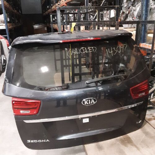 2019 KIA SEDONA DECKLID TAILGATE – 10821094