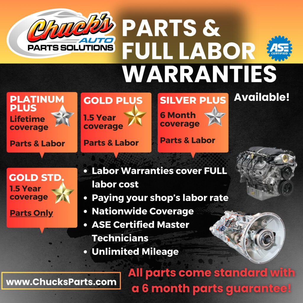 Warranty Options at Chuck's Auto Parts Solutions